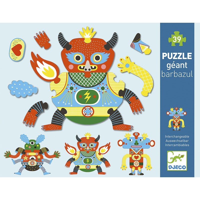 Óriás puzzle - SzörnyElek, 39 db-os - Barbazul – fő nézet