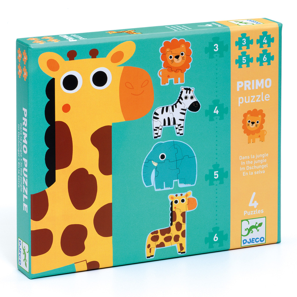 Primo puzzle - A szavannán, 3-4-5-6 db-os – fő nézet