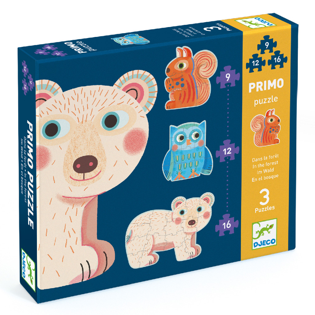 Primo puzzle - Az erdőben, 9-12-16 db-os - In the forest – fő nézet