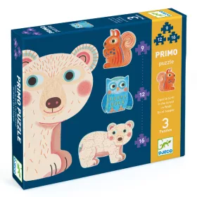Primo puzzle - Az erdőben, 9-12-16 db-os