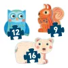 Primo puzzle - Az erdőben, 9-12-16 db-os