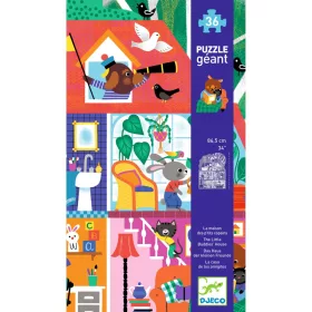   Óriás puzzle - A Kisbarátok Háza, 36 db-os - The Little Buddies' House