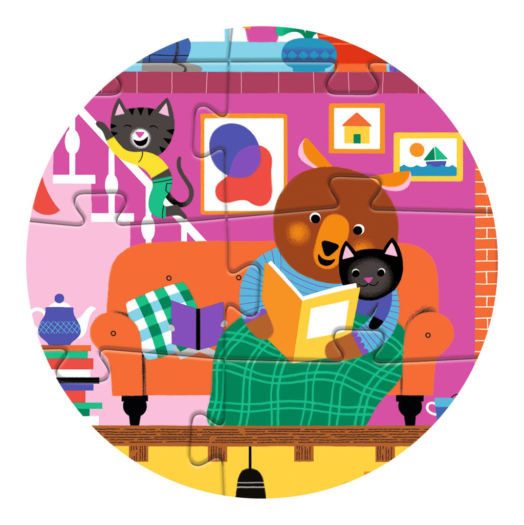 Óriás puzzle - A Kisbarátok Háza, 36 db-os - The Little Buddies' House – alternatív kép 3