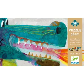   Óriás puzzle - Leon a sárkány, 58 db-os - Leon the dragon