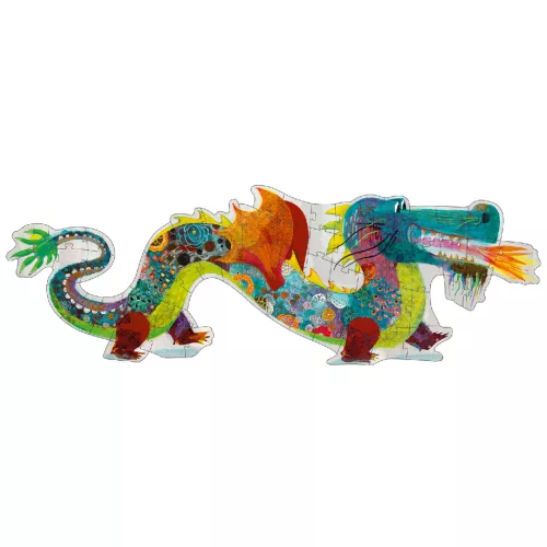 Óriás puzzle - Leon a sárkány, 58 db-os - Leon the dragon