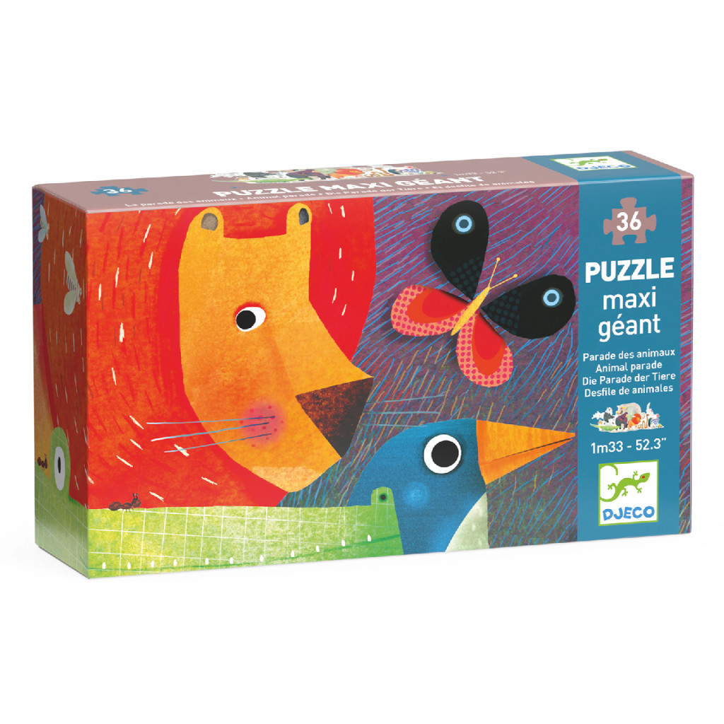 Óriás puzzle - Állati parádé, 36 db-os - Animal Parade – fő nézet