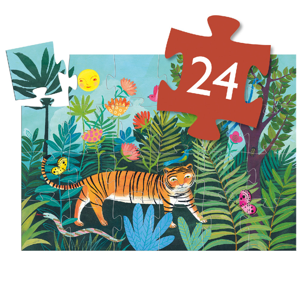 Formadobozos puzzle - A tigris sétája - The tiger's walk – alternatív kép 3