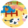 Formadobozos puzzle - Bocik és tehenek, 24 db-os - The cows on the farm