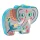 Formadobozos puzzle - Elefánt és barátai, 24 db-os - Haathee, Asian elephant