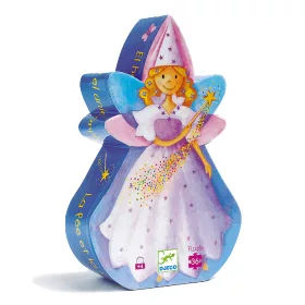   Formadobozos puzzle - Tündér és az egyszarvú, 36 db-os - The fairy and the unicorn