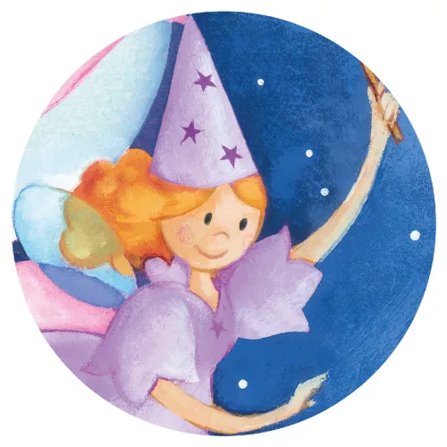 Formadobozos puzzle - Tündér és az egyszarvú, 36 db-os - The fairy and the unicorn