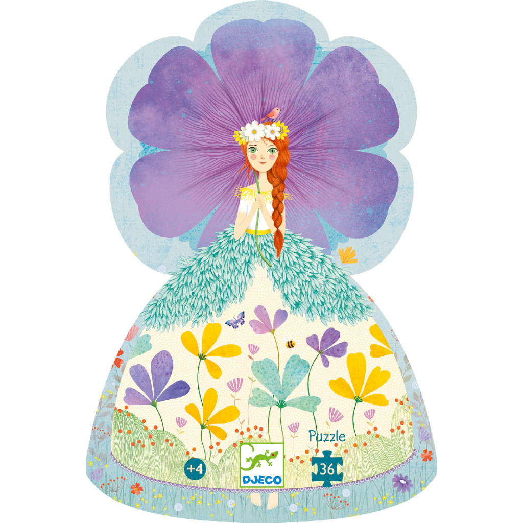 Formadobozos puzzle - Tavasz hercegnő, 36 db-os - The princess of spring – alternatív kép 1