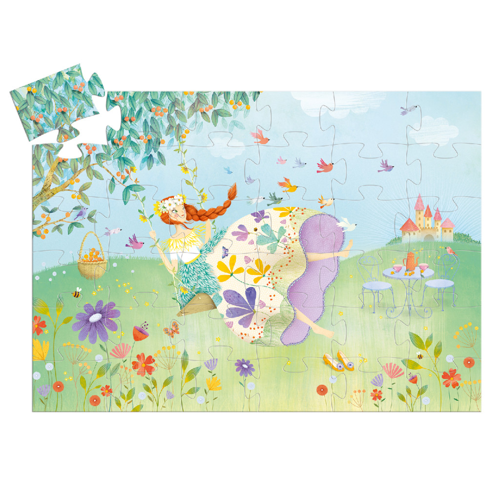 Formadobozos puzzle - Tavasz hercegnő, 36 db-os - The princess of spring – alternatív kép 2