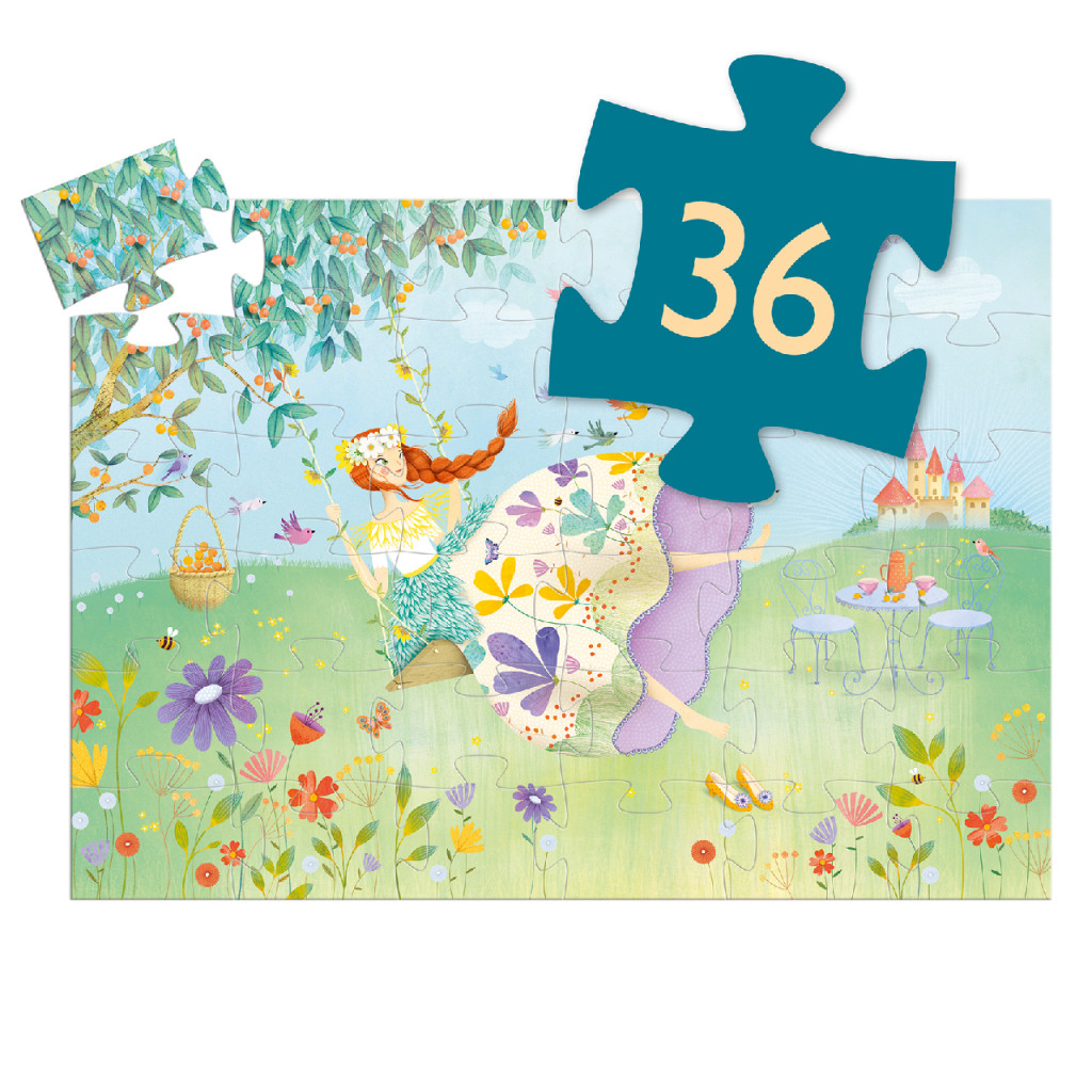 Formadobozos puzzle - Tavasz hercegnő, 36 db-os - The princess of spring – alternatív kép 3