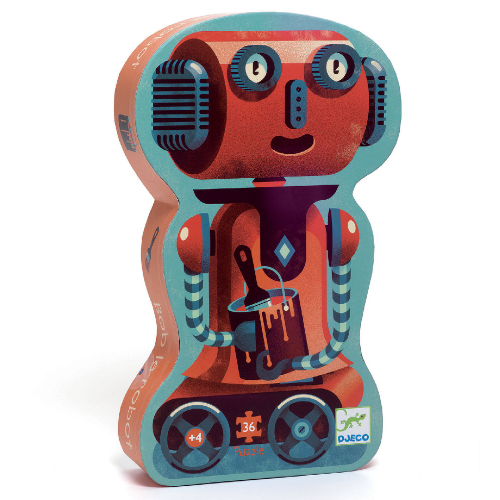 Formadobozos puzzle - Bobirobi, 36 db-os - Bob the robot – fő nézet