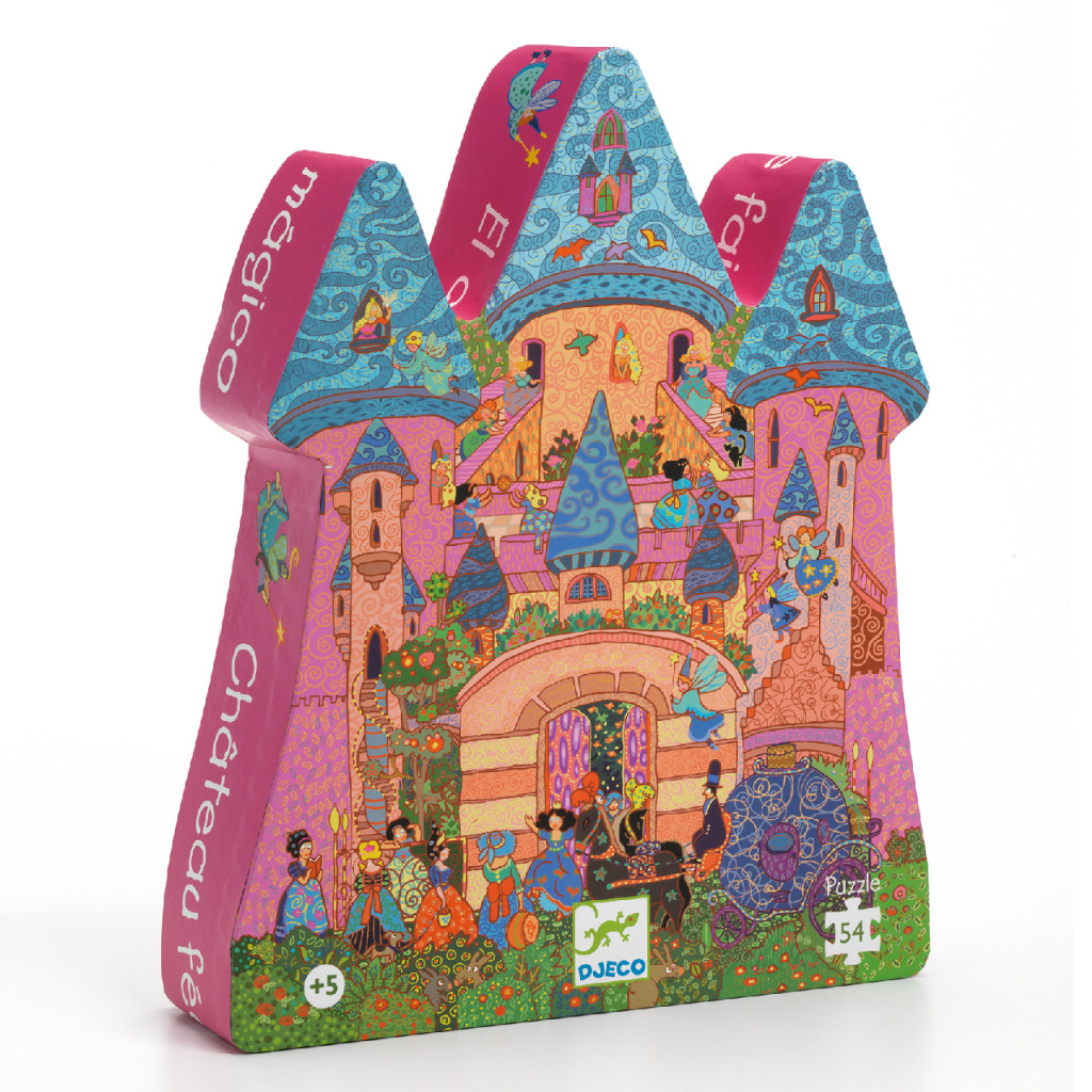 Formadobozos puzzle - Tündérek kastélya, 54 db-os - The fairy castle – fő nézet