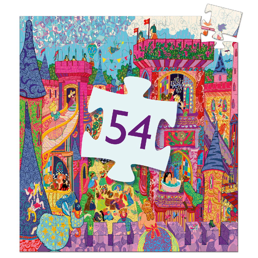 Formadobozos puzzle - Tündérek kastélya, 54 db-os - The fairy castle – alternatív kép 3