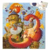 Formadobozos puzzle - Vaillant és a sárkány, 54 db-os - Vaillant and the dragon