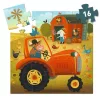 Formadobozos puzzle - Traktor, 16 db-os - The tractor