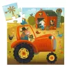 Formadobozos puzzle - Traktor, 16 db-os - The tractor