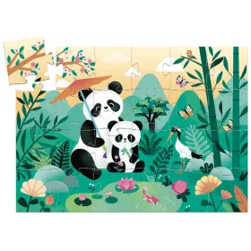   Formadobozos puzzle - Pici Panda Cuki, 24 db-os - Leo the panda