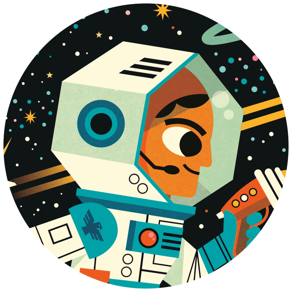 Formadobozos puzzle - Űrállomás, 54 db-os - Space station – alternatív kép 2