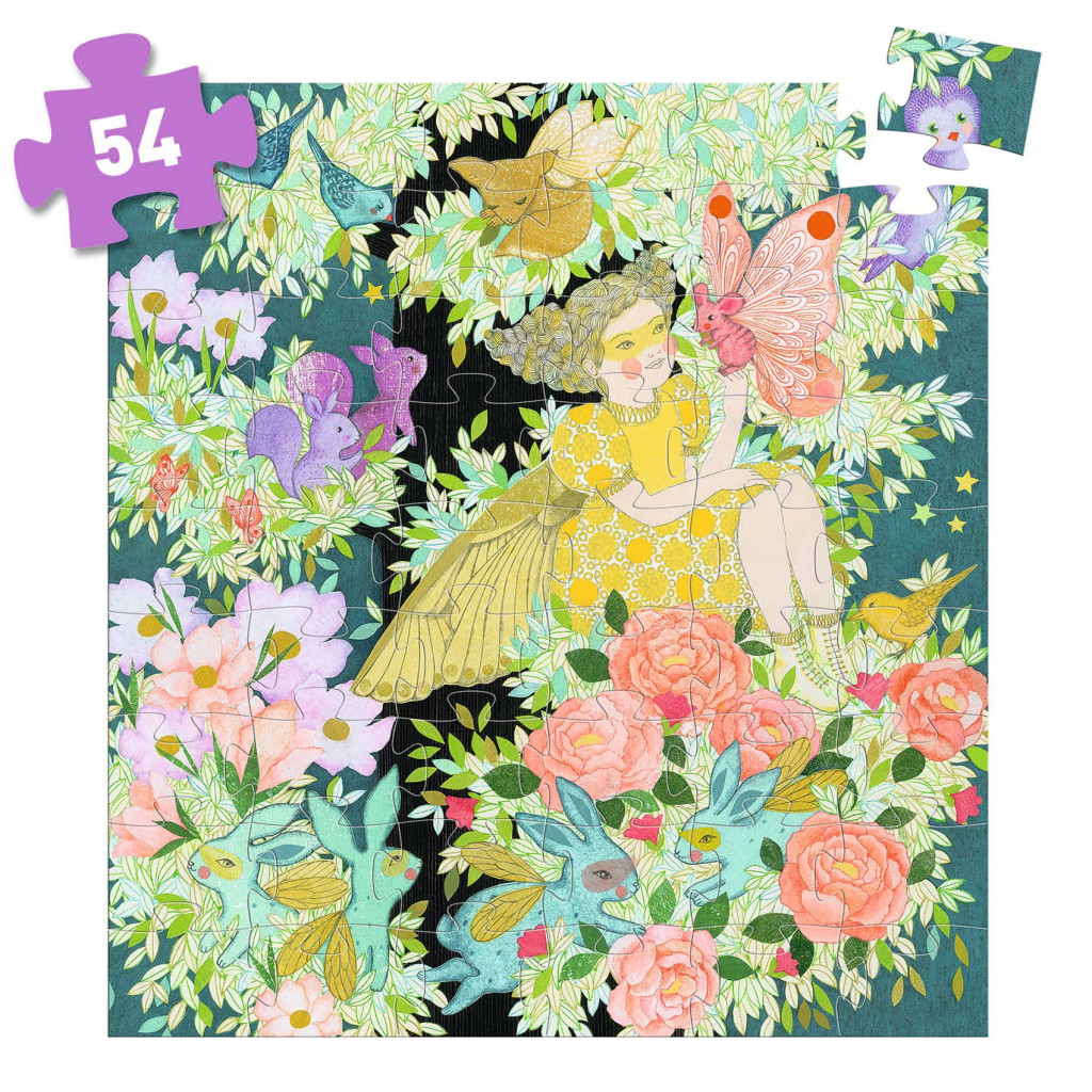 Formadobozos puzzle - Flóra álomfája, 54 db-os - Flora's Tree – alternatív kép 2