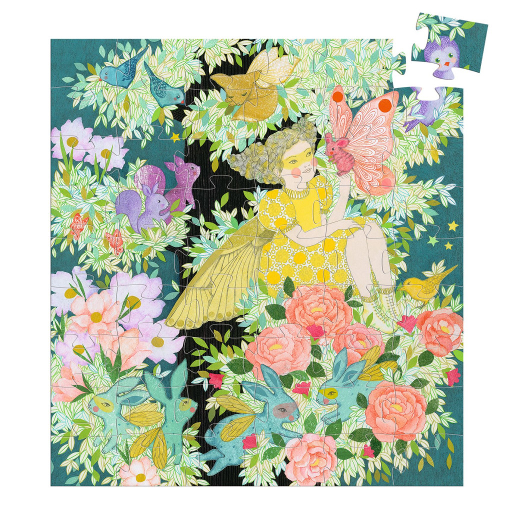 Formadobozos puzzle - Flóra álomfája, 54 db-os - Flora's Tree – alternatív kép 3