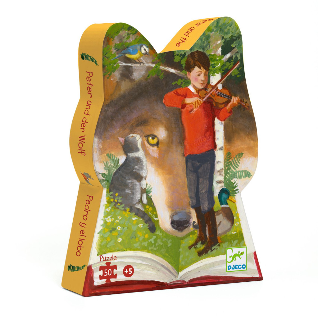 Formadobozos puzzle - Péter és a farkas, 50 db-os - Peter and the Wolf – fő nézet