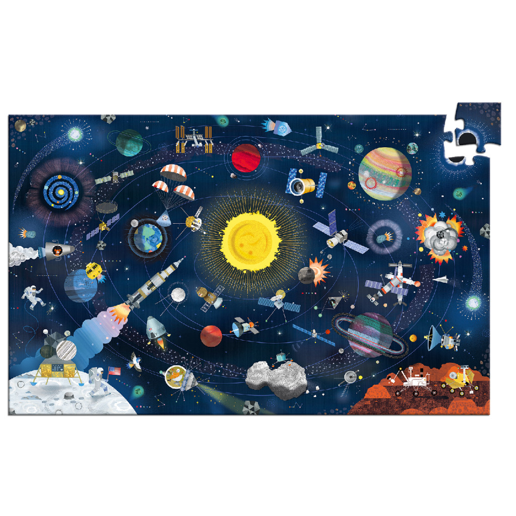 Megfigyeltető puzzle - A világűr, 200 db-os - The space + booklet – alternatív kép 2