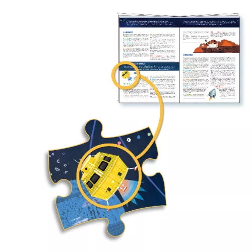 Megfigyeltető puzzle - A világűr, 200 db-os - The space + booklet