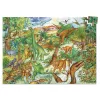 Megfigyeltető puzzle - Dinoszauruszok, 100 db-os - Dinosaurs + booklet