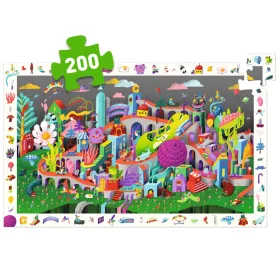   Megfigyeltető puzzle - Őrült város, 200 db-os - Crazy Town
