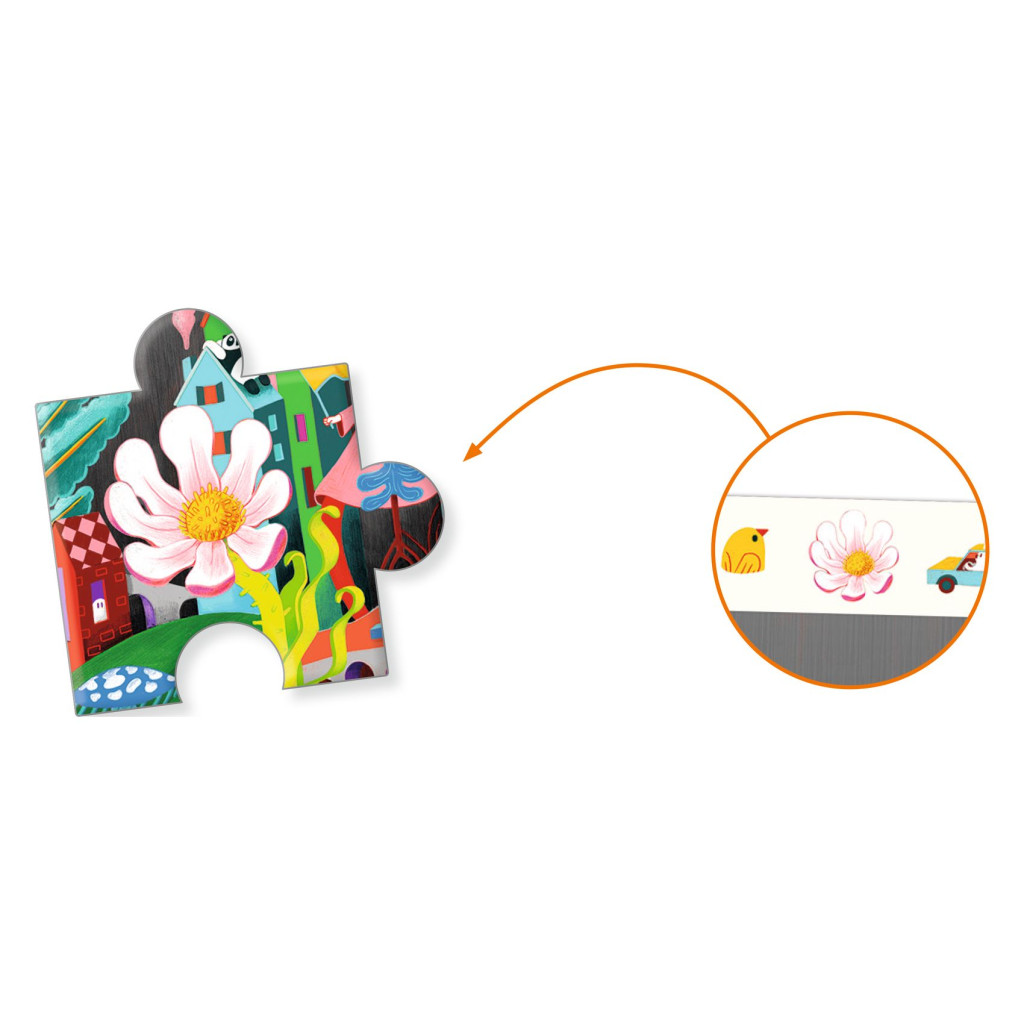 Megfigyeltető puzzle - Őrült város, 200 db-os - Crazy Town – alternatív kép 3
