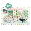 Djeco Megfigyeltető puzzle - Balett iskola, 100 db-os - The dance school, 6–8 év, Többszínű