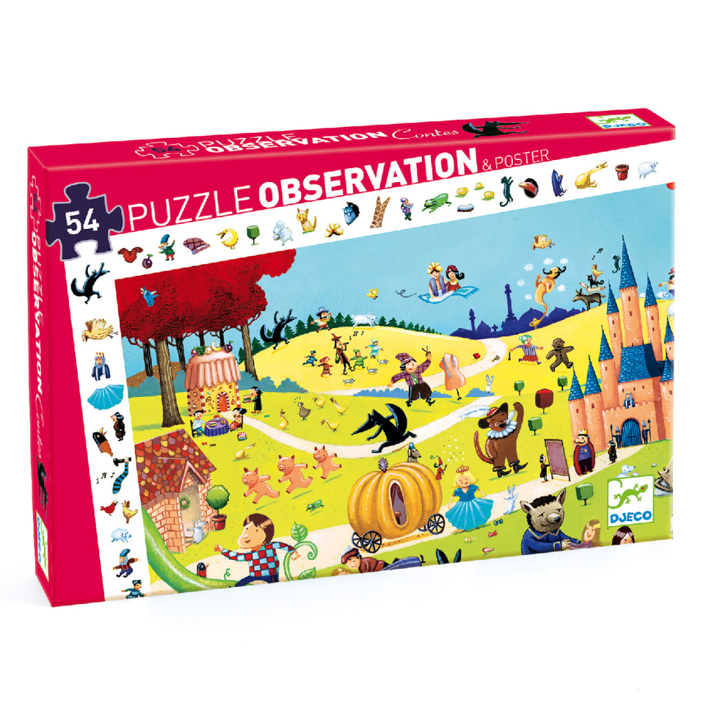 Megfigyeltető puzzle - Mesék, 54 db-os - Tales – fő nézet