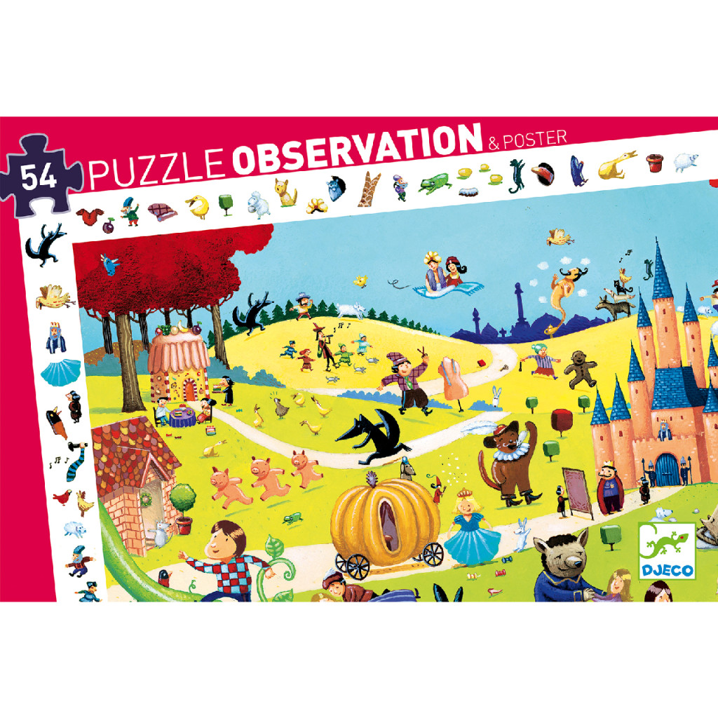 Megfigyeltető puzzle - Mesék, 54 db-os - Tales – alternatív kép 1
