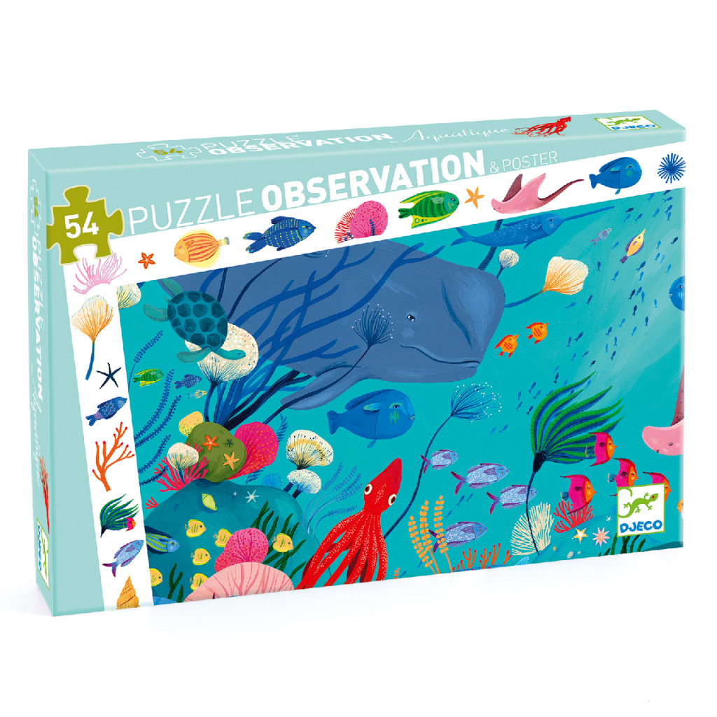 Megfigyeltető puzzle - Tengerben, 54 db-os - Aquatic – fő nézet