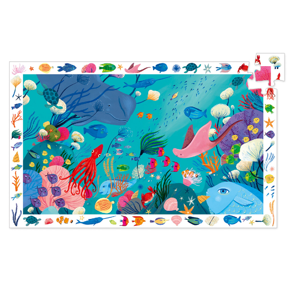 Megfigyeltető puzzle - Tengerben, 54 db-os - Aquatic – alternatív kép 2