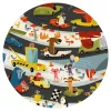Megfigyeltető puzzle - Állati autóverseny, 54 db-os - Car rally