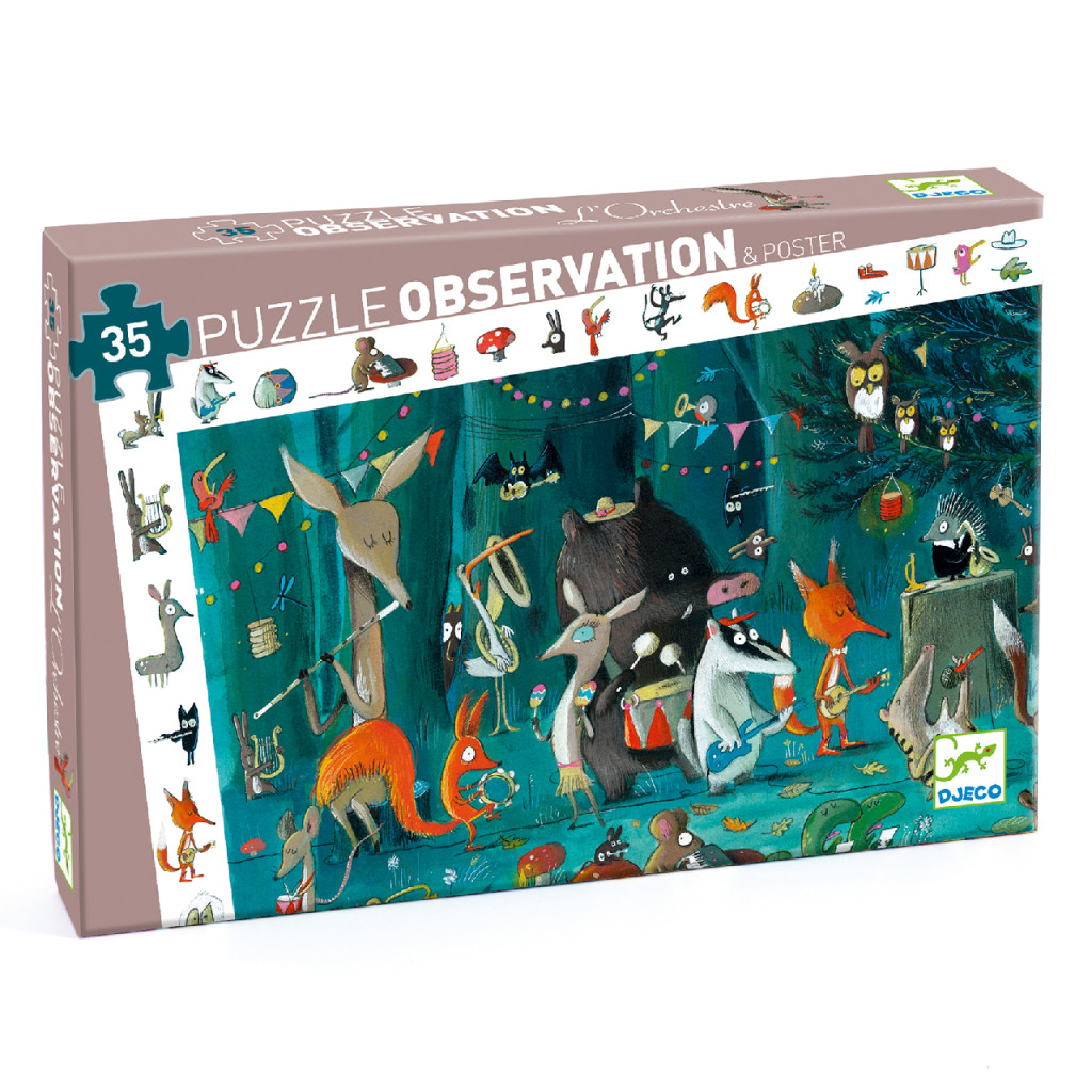 Megfigyeltető puzzle - Zenekar, 35 db-os - The orchestra – fő nézet