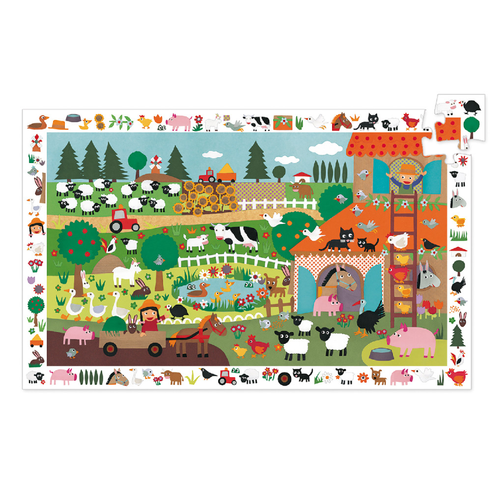 Megfigyeltető puzzle - A farm, 35 db-os - The farm – alternatív kép 2