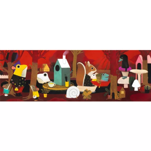 Djeco Művész puzzle - Vulkánia, 350 db-os - Volcania, 6–8 év, Többszínű