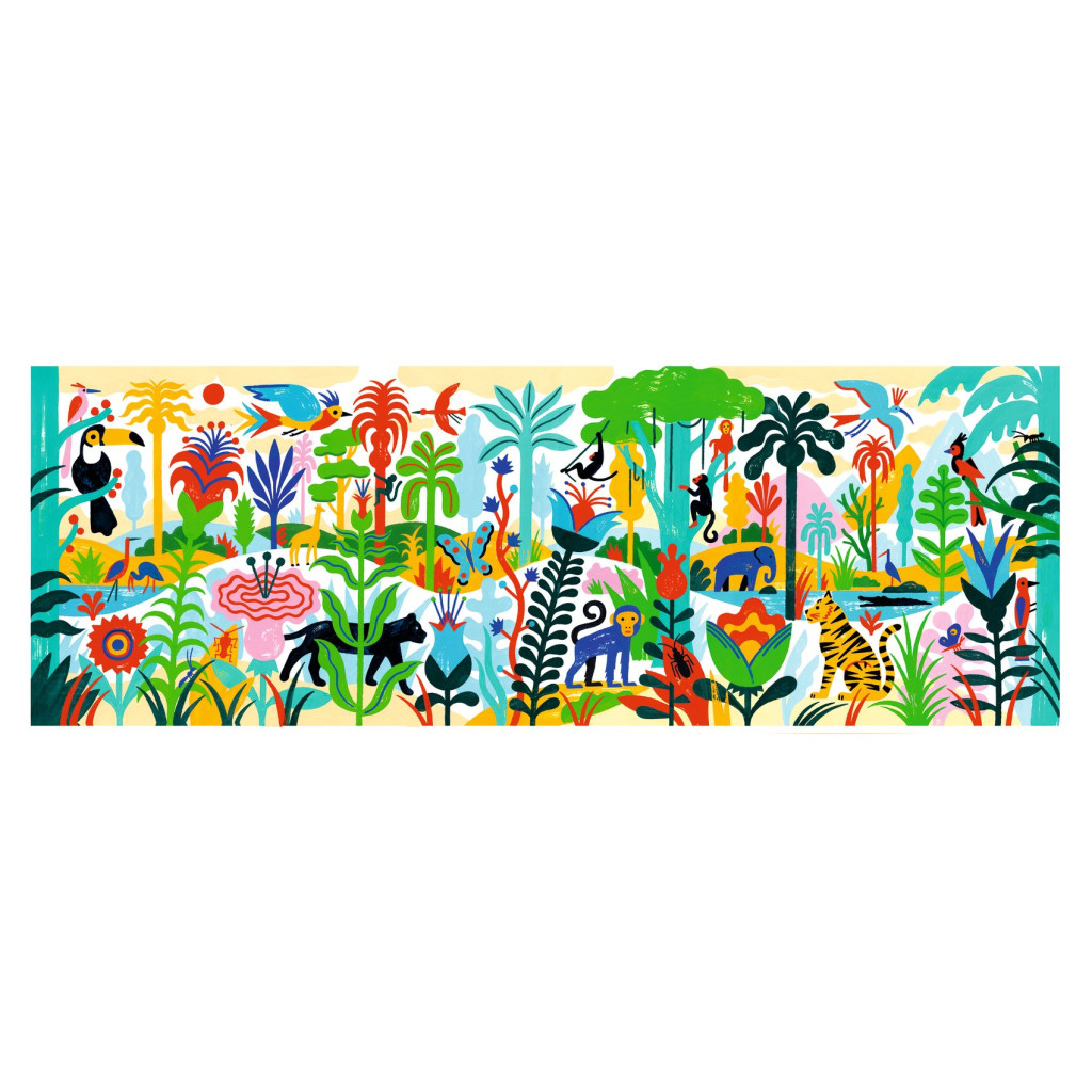 Művész puzzle - Dzsungel, 100 db-os - Jungle – alternatív kép 2