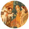 Djeco Művész puzzle - Egyszarvú és a hölgy, 500 db-os - Unicorn lady, 12–15 év, Többszínű