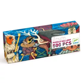 Djeco Művész puzzle - Fantasztikus zenekar, 500 db-os - Fantasy Orchestra, 12–15 év, Többszínű
