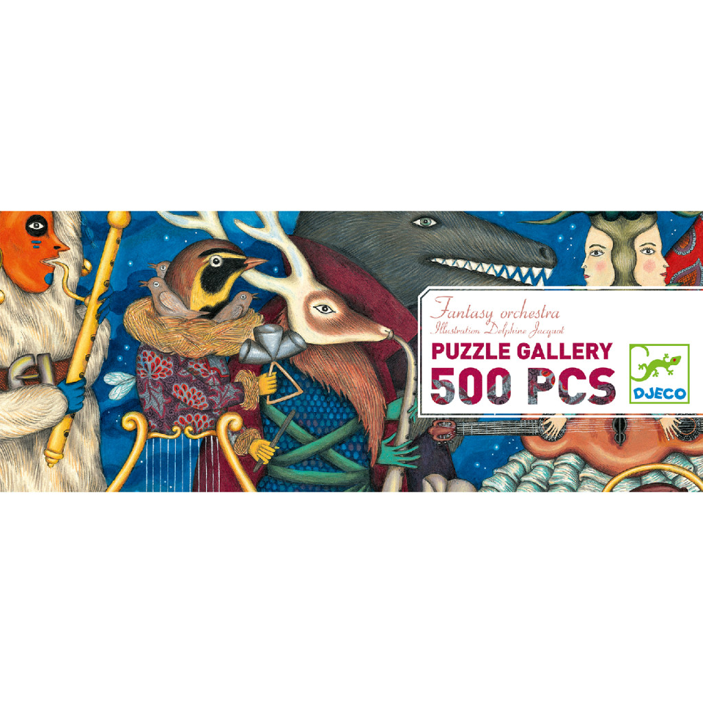 Művész puzzle - Fantasztikus zenekar, 500 db-os - Fantasy Orchestra – alternatív kép 1