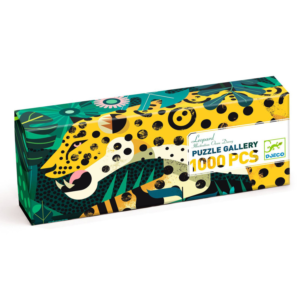 Művész puzzle - Leopárd, 1000 db-os - Leopard – fő nézet