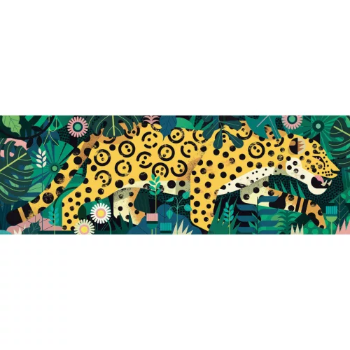 Djeco Művész puzzle - Leopárd, 1000 db-os - Leopard, 12–15 év, Többszínű