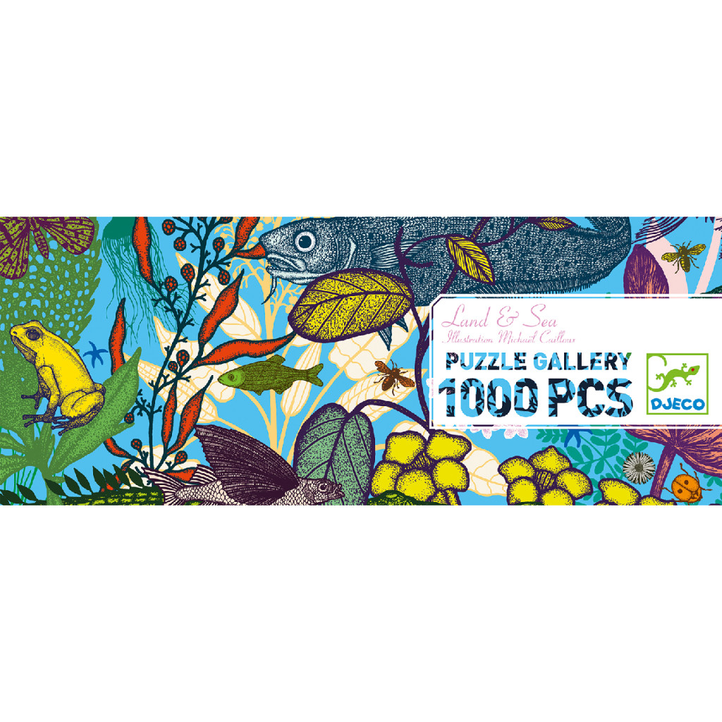 Művész puzzle - Föld és tenger, 1000 db-os - Land and Sea – alternatív kép 1